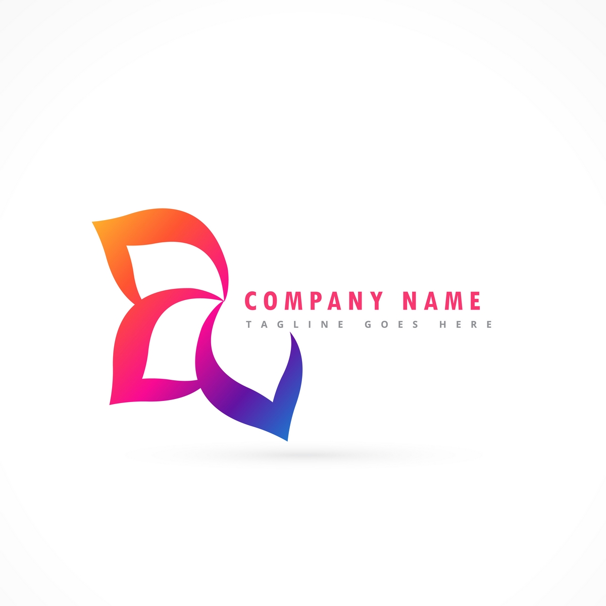 flower logo design template